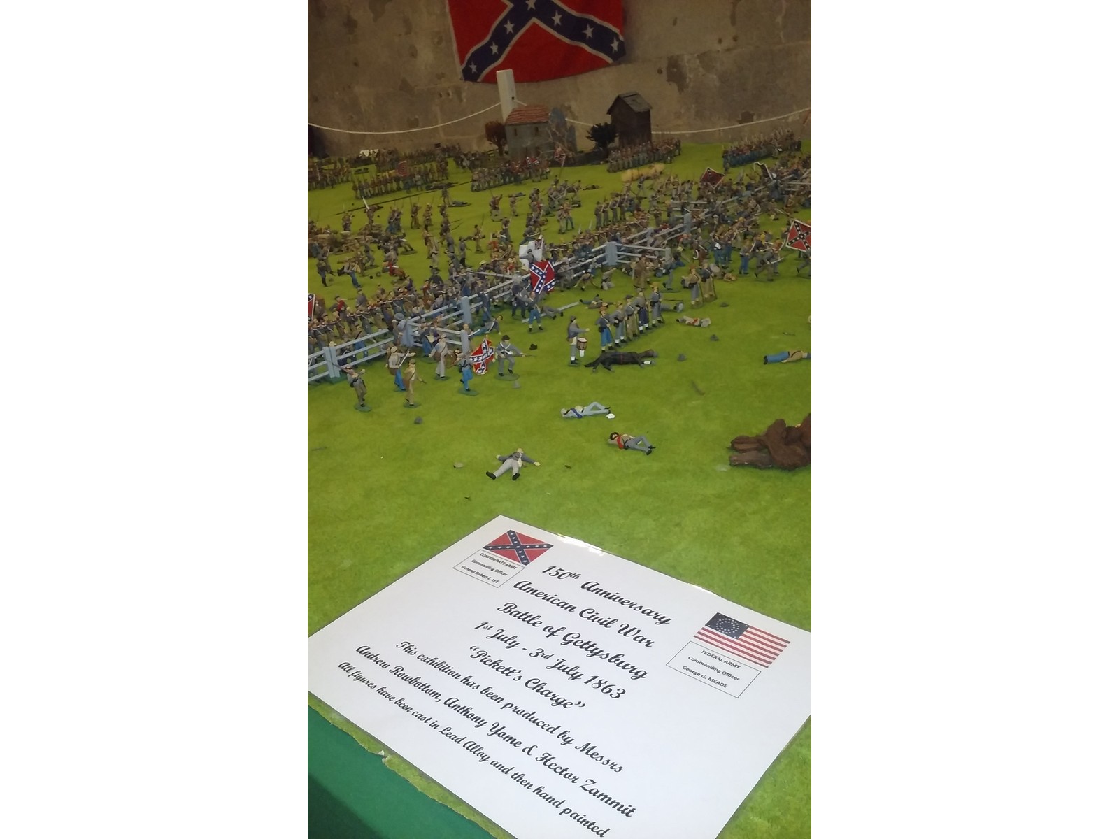 Detalle del diorama de la batalla de Gettisburg.jpg